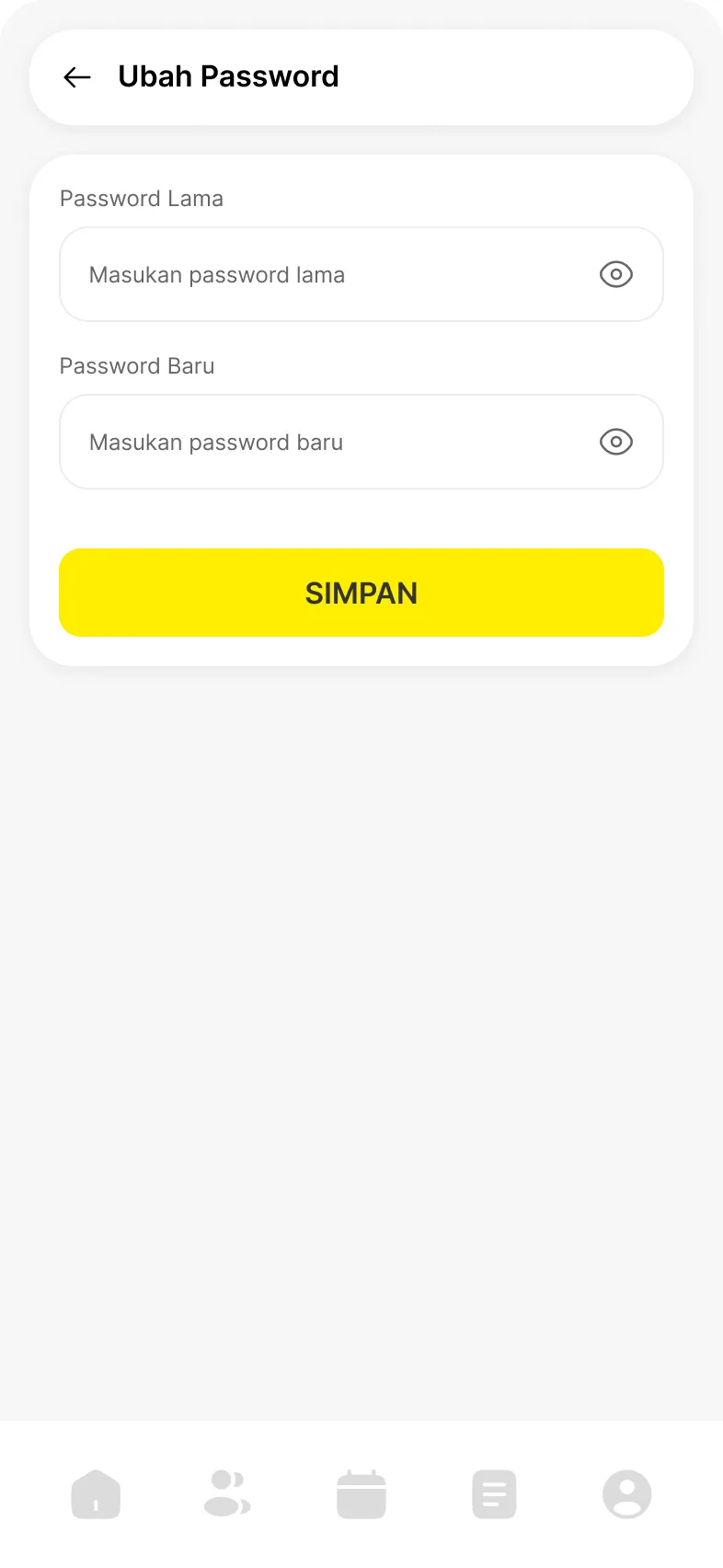 change password